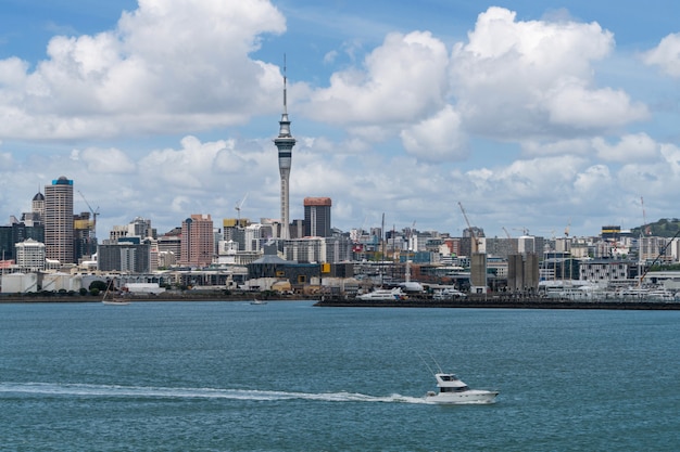 Auckland city skyline, Nouvelle-Zélande