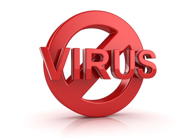 Aucun symbole de virus