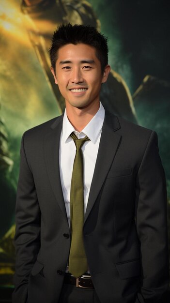 Photo august tohoru masamune à la première de son film teenage mutant ninja turtles à los angeles