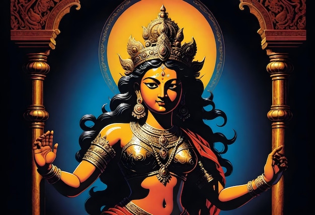 L'aura mystique de Durga le féminin sacré