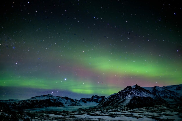 Aurores boréales Sud de l'Islande