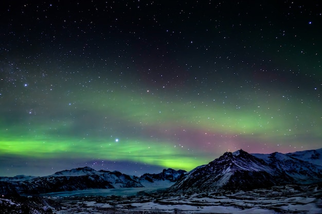 Aurores boréales Sud de l'Islande