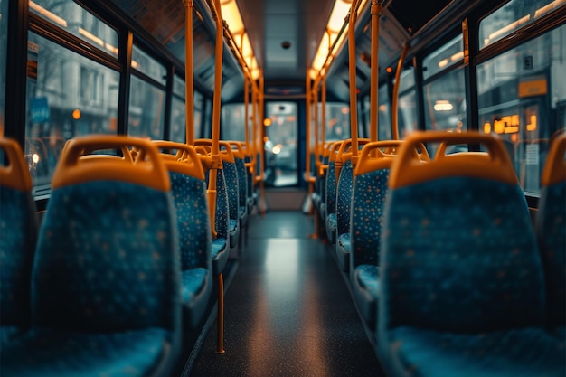 Autobus d'excursion potentiel de sièges inoccupés pour une expérience de voyage tranquille
