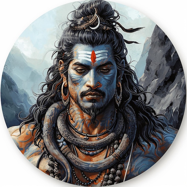 L'autocollant du Seigneur Shiva