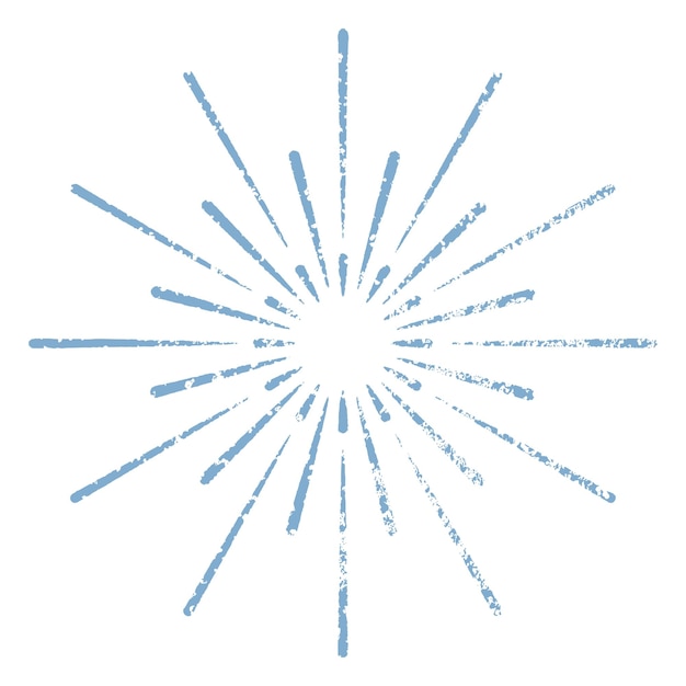 Des autocollants png de feux d'artifice à motif bleu à fond transparent