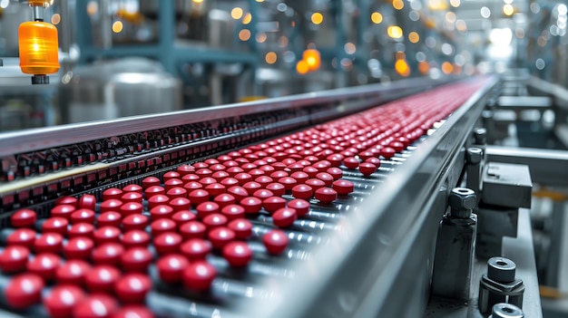 Automatique Robotique comprimés ou capsules Ligne usine de production pharmaceutique à l'intérieur