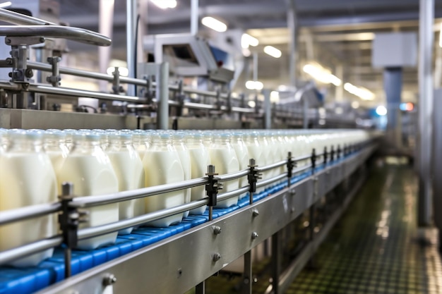 Automatisation industrielle de la fabrication de produits laitiers usine de lait propre technologie de bouteilles métalliques pour boissons