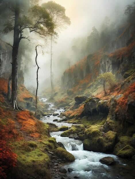 L'automne dans les montagnes