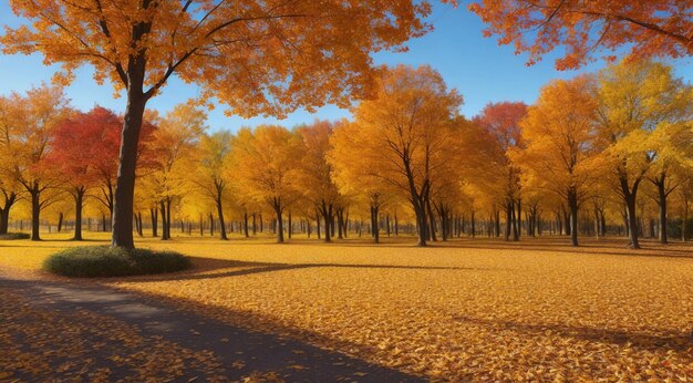 L'automne dans le parc Les couleurs de l'automne Dans le parc