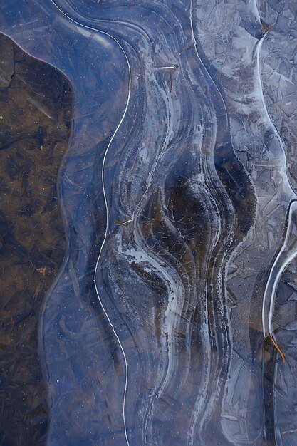 automne de glace de texture, fond givré abstrait de gel de glace