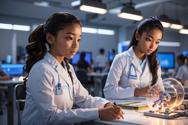 Autonomiser les filles pionnières des STEM dans les cours de sciences futuristes