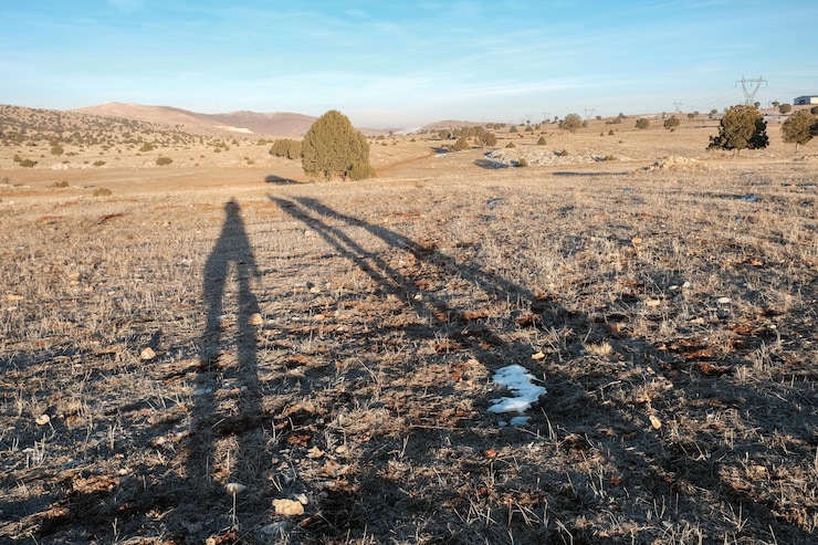 Photo autoportrait du photographe sur le terrain