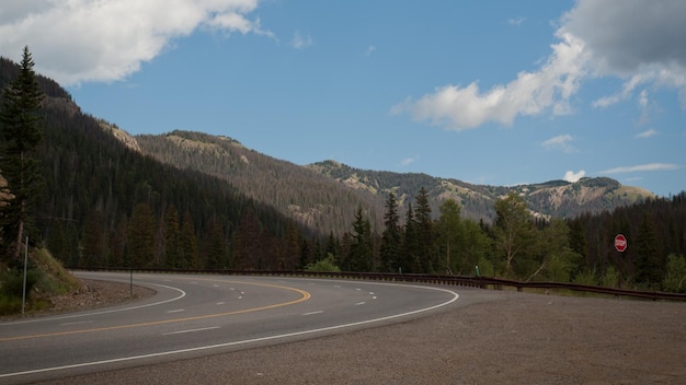 Autoroute 160 à Pagosa Springs, Colorado.