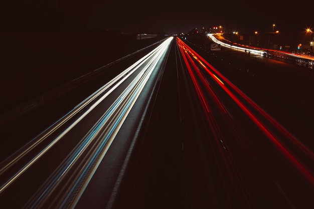 Autoroute de nuit