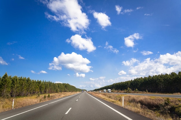 Autoroute très fréquentée en Australie