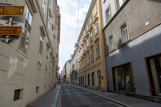 Autriche Vienne 20 juin 2023 Vue d'une des rues de Vienne