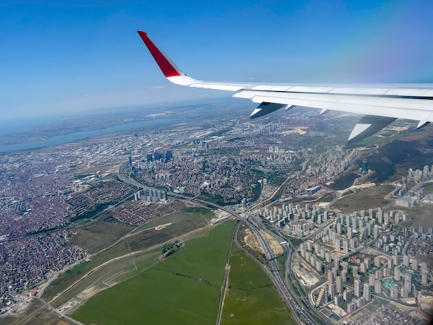 Avant d'atterrir dans un aéroport d'Italie