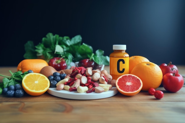 Photo avantages de la vitamine c pour la santé humaine