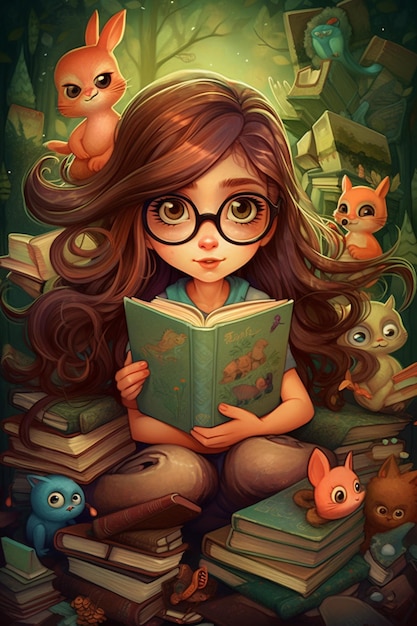 L'aventure du rat de bibliothèque Une fille et ses livres dans un monde magique