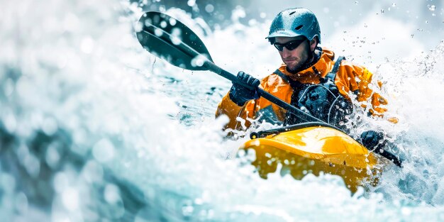 Une aventure intense en kayak en eaux blanches