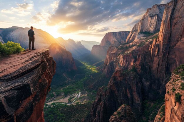 L'aventure des parcs nationaux une image à couper le souffle mettant en valeur la beauté naturelle d'un parc national