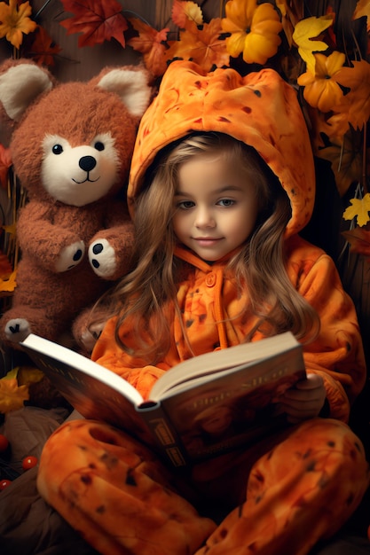 Aventures d'automne pour les petites filles Joyeuses activités saisonnières