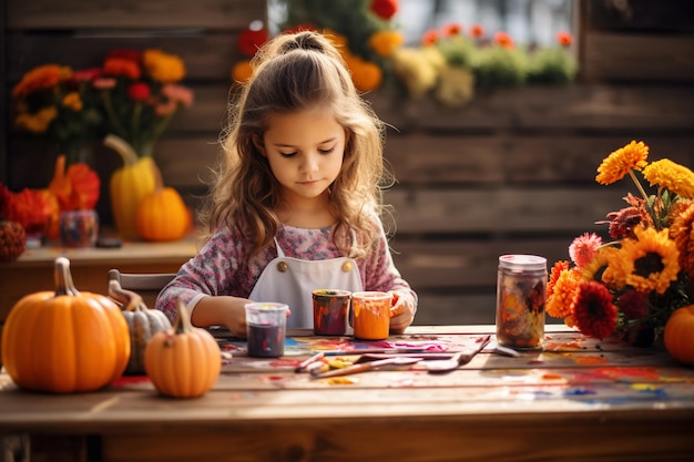 Aventures d'automne pour les petites filles Joyeuses activités saisonnières