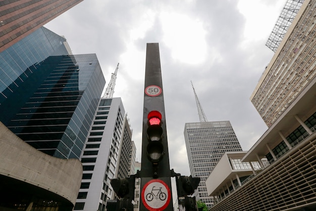 Avenue Paulista, Sao Paulo, Brésil