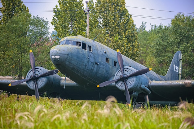 Avion abandonné au Musée de l'aviation militaire de Chine