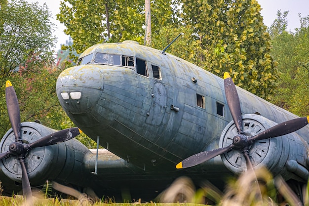 Avion abandonné au Musée de l'aviation militaire de Chine