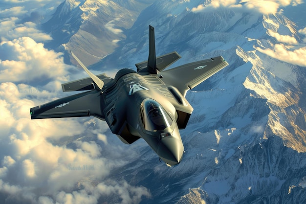 Avion de chasse furtif F-35 dans diverses opérations