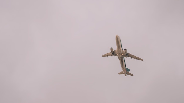 avion dans le ciel