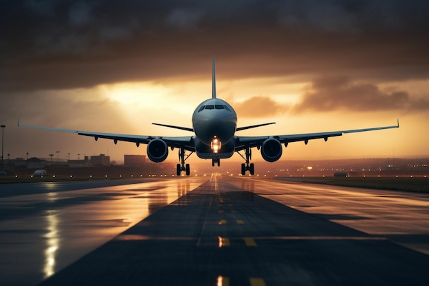 Avion qui décolle de l&#39;aéroport