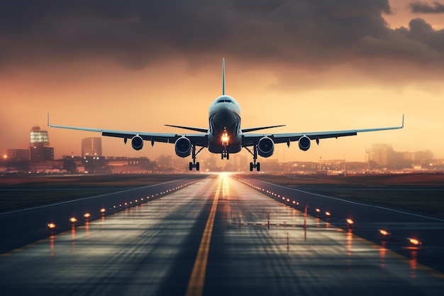 Avion qui décolle de l&#39;aéroport