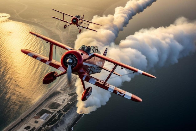 un avion rouge et blanc avec le numéro b sur la queue