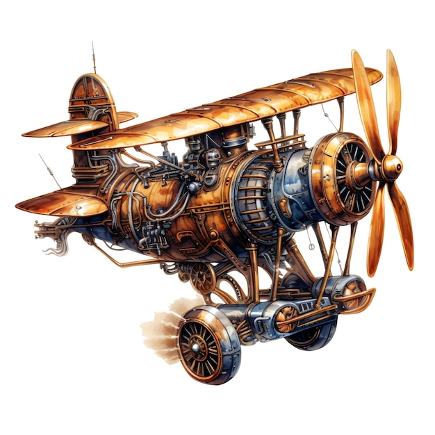 Photo des avions steampunk