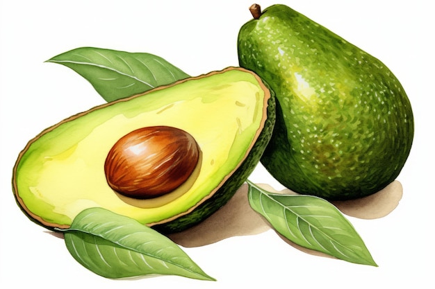 L'avocat clipart vibrant est une œuvre d'art captivante 32