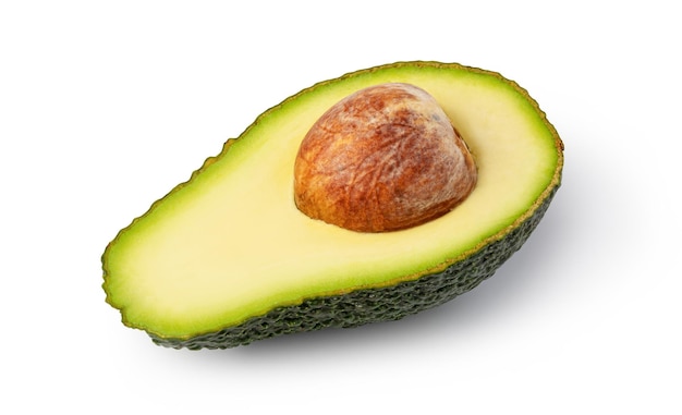 Avocat sur fond blanc