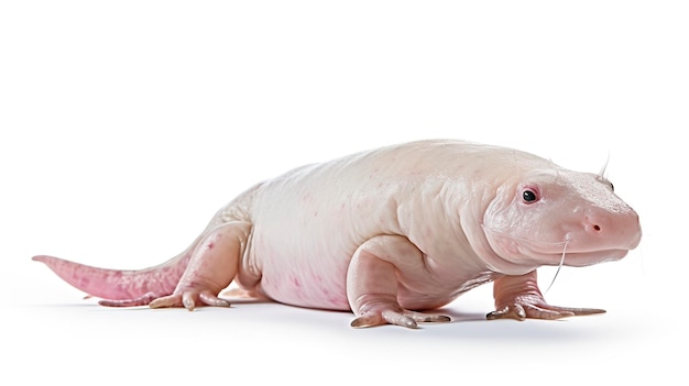 Axolotl, une photo de tout le corps d'un célibataire