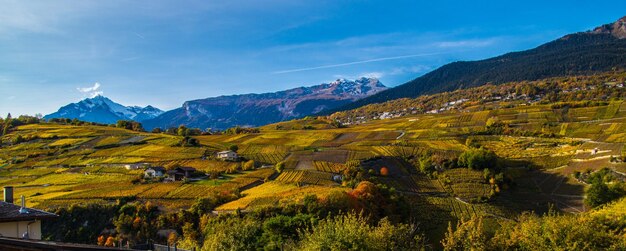 Photo ayent en valais en suisse