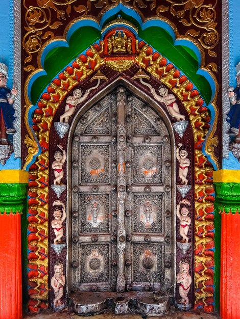 Ayodhya Inde Hanuman Garhi Temple Détails de l'architecture