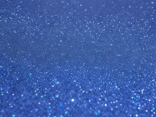 Azure Reflections Macro Paillettes en couleur