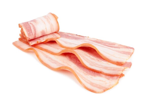 Photo bacon tranché