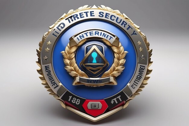 Un badge sécurisé sur Internet 3D.