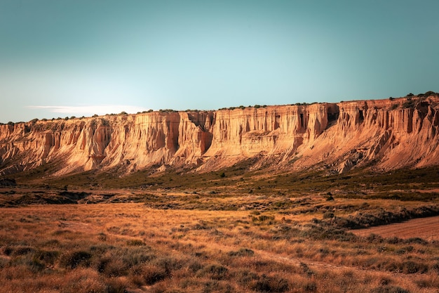 Badlans de Navarre (Bardenas Reales de Navarra) dessert au sud du Pays Basque