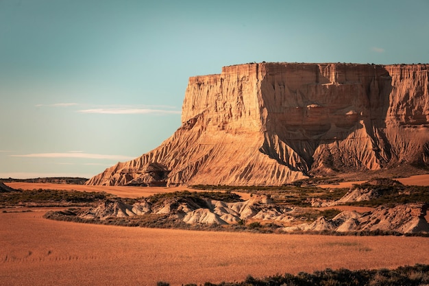 Badlans de Navarre (Bardenas Reales de Navarra) dessert au sud du Pays Basque