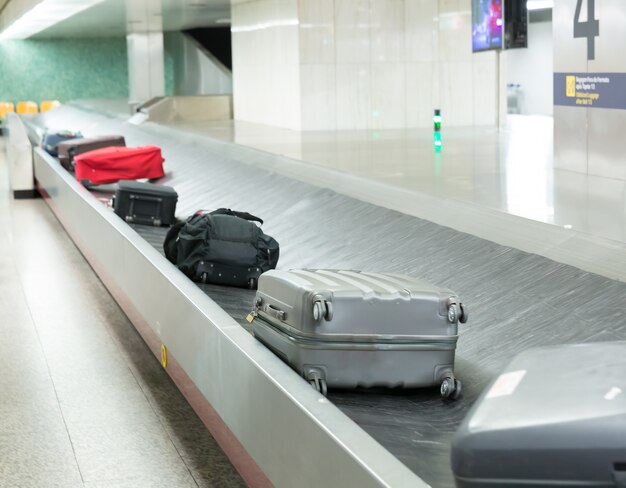 Bagages sur la piste