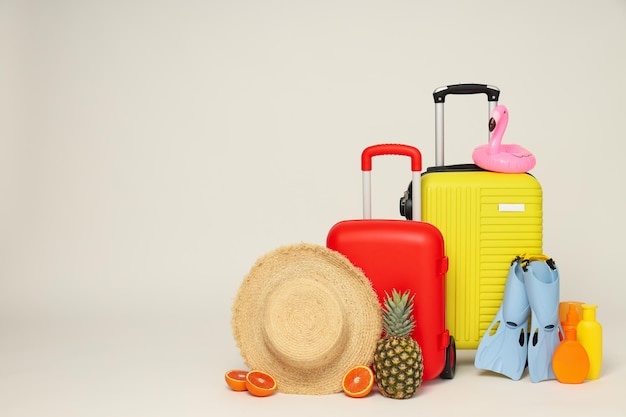 Bagages de valise pour les voyages et les vacances d'été