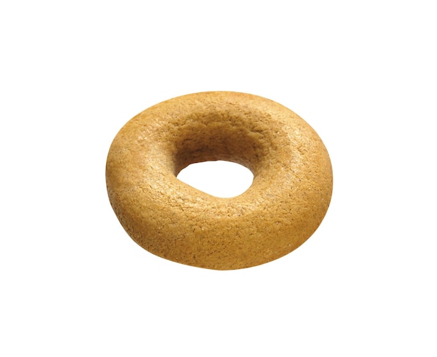 Bagel isolé sur un fond blanc