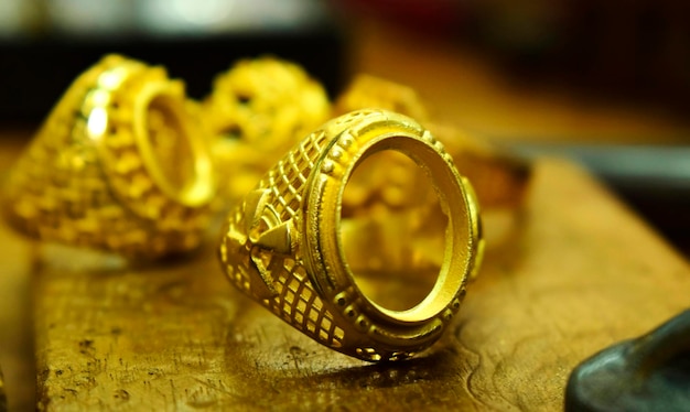bague bijoux en or